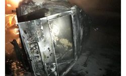 TIR ile çarpışıp, yanan otomobilin sürücüsü öldü