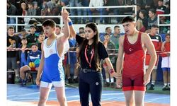 Fethiye'de Serbest Güreş 1. Akdeniz Kupası düzenlendi