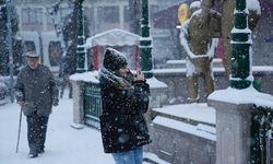 Eskişehir'de kar ve soğuk hava etkili oluyor