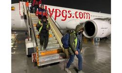 Onarılan Hatay Havalimanı'ndan kalkan Pegasus uçağı İstanbul’a indi