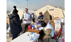 Yeryüzü Doktorları deprem bölgesinde sağlık hizmeti sunuyor