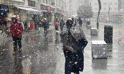 Bolu'da kar yağışı etkili oluyor