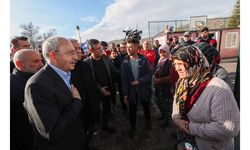 CHP Genel Başkanı Kılıçdaroğlu, depremlerden etkilenen Kahramanmaraş'ta ziyaretlerde bulundu
