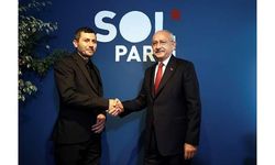 CHP Genel Başkanı Kılıçdaroğlu, SOL Parti Başkanlar Kurulu Üyesi İşleyen ile görüştü