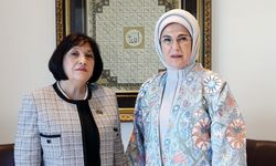 Emine Erdoğan, New York'ta Azerbaycan Meclis Başkanı Gafarova'yla bir araya geldi