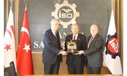 KKTC Cumhurbaşkanı Ersin Tatar, İSO'yu ziyaret etti