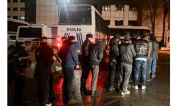 "Kökünü Kurutma Operasyonu"nda yakalanan 161 zanlı adliyeye sevk edildi