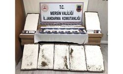 Mersin'de 110 bin makaron ele geçirdi