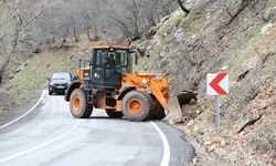 Munzur Çayı'nın taşması nedeniyle kapatılan Tunceli-Ovacık kara yolu ulaşıma açıldı