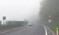 Bolu Dağı'nda sağanak ve sis etkili oluyor
