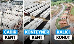 Depremzedeler çadır kentlerden konteyner kentlere taşınıyor