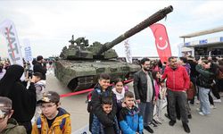 Altay tankı TEKNOFEST'te ilk kez vatandaşlarla buluştu