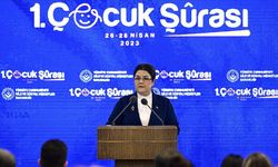 Aile ve Sosyal Hizmetler Bakanı Yanık, "1. Çocuk Şurası"nın açılışında konuştu: