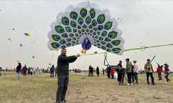 Üç boyutlu uçurtmasıyla Çin'de katıldığı festivalde altın madalya kazandı