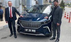 Türkiye'nin yerli otomobili Togg, Zonguldak Belediyesinin yeni makam aracı oldu