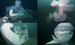 Prof. Dr. Mustafa Sarı yapay resif ve su altı heykel galerisi dalış izlenimlerini anlattı