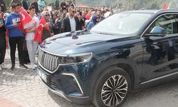 Türkiye'nin yerli otomobili Togg Amasya'da tanıtıldı