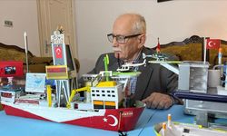 Türkiye sevdalısı 66 yaşındaki Ürdünlü, Fatih Sondaj Gemisi'nin maketini yaptı