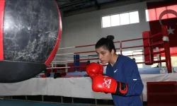 Milli boksör Busenaz Sürmeneli, Avrupa Oyunları için Kastamonu'da kampa başladı