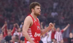 Olympiakos'tan Sasha Vezenkov, THY Avrupa Ligi'nde sezonun MVP'si oldu