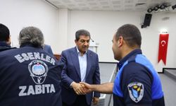 Başkan Göksu belediye personeli ile bayramlaştı