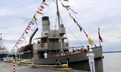 TCG Nusret N-16 Müze Gemisi Trabzon'da ziyarete açıldı