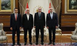 Cumhurbaşkanı Erdoğan, işçi ve işveren temsilcilerini kabul etti