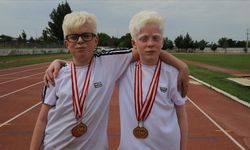 Türkiye şampiyonu albino çocuklar atletizmde uluslararası başarılara odaklandı
