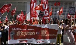 H&M İspanya'da 4 bin mağaza çalışanı maaş artışı talebiyle greve gitti