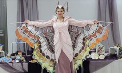 Antalya'nın endemik kelebekleri kostümlere esin kaynağı oldu