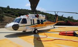 TUSAŞ'ın ürettiği yangın söndürme helikopteri "NEFES" Muğla'da göreve başladı