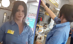 Lana Del Rey waffle dükkanında çalışırken görüntülendi