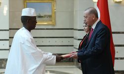 Gine'nin Ankara Büyükelçisi Kande, Cumhurbaşkanı Erdoğan'a güven mektubu sundu
