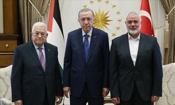 Cumhurbaşkanı Erdoğan, Abbas ve Heniyye ile bir araya geldi