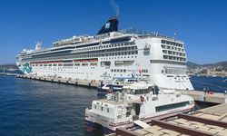 Bodrum'a "Norwegian Jade" kruvaziyeri ile 2 bin 721 turist geldi