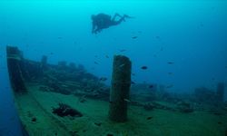 Antalya açıklarındaki Saint Didier batığı görüntülendi