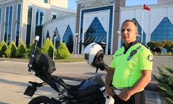 Samsun'da motosikletli gence nasihatte bulunan trafik polisi Yıldırım, o anları anlattı