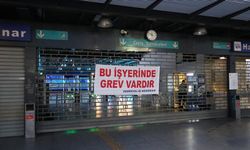 İzmir'de metro ve tramvay çalışanlarının grevi nedeniyle ulaşımda aksamalar yaşanıyor