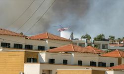 Rodos'taki orman yangını devam ediyor