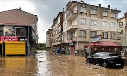 Giresun'da şiddetli yağış etkili oluyor