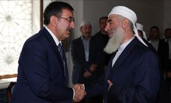 Cumhurbaşkanı Yardımcısı Yılmaz'dan Seyyid Abdulbaki Elhüseyni'nin ailesine taziye ziyareti