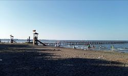Samsun'daki Miliç Plajı ziyaretçilerine yeşil ile maviyi bir arada sunuyor