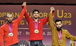 Muhammed Furkan Özbek, Gençler Avrupa Halter Şampiyonası'nda 2 altın madalya kazandı