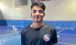İşitme engelli milli sporcu Furkan'ın hedefi badmintonda dünya şampiyonu olmak