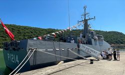 TCG Karadeniz Ereğli Gemisi Bartın'da ziyarete açıldı