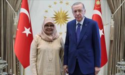 Cumhurbaşkanı Erdoğan, BM Habitat İcra Direktörü Sharif'i kabul etti