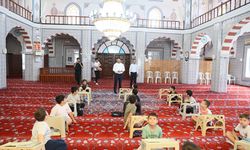 Başkan Öztekin çocuklarla bir araya geldi