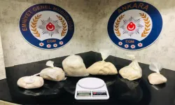 Ankara'da otomobilinde 1 kilo eroin bulunan sürücü gözaltına alındı