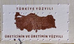 Mevsimlik tarım işçileri kurutmalık domateslerden dev Türkiye haritası yaptı