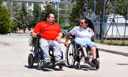 Bedensel engelli çift, şampiyonalara birbirlerinden güç alarak hazırlanıyor